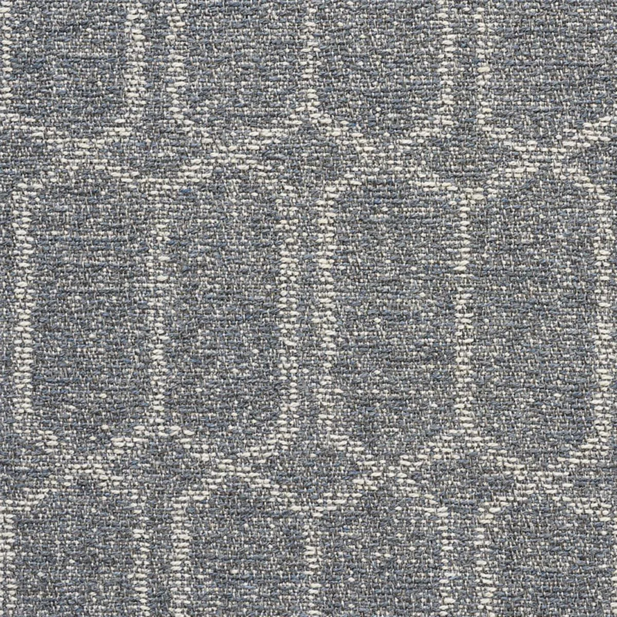 Schumacher 75400 Modern Trellis Outdoor Slate fabric swatch