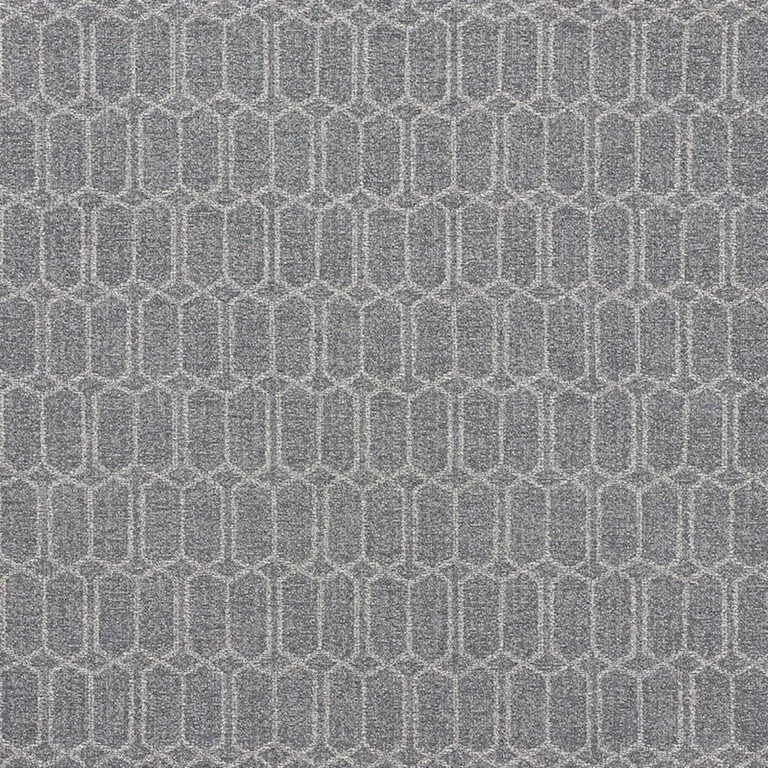 Schumacher 75400 Modern Trellis Outdoor Slate fabric swatch