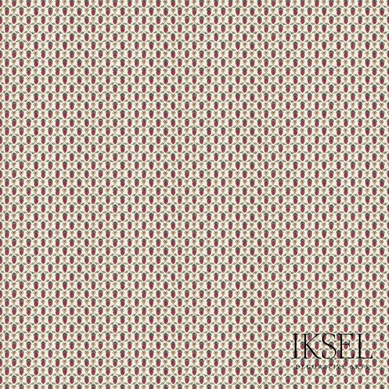 Schumacher RF308CS01 Mogul Berry Original fabric swatch