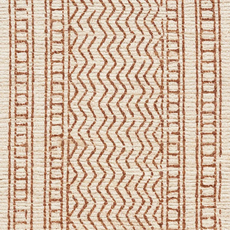 Schumacher 177183 Mohave Sepia fabric swatch