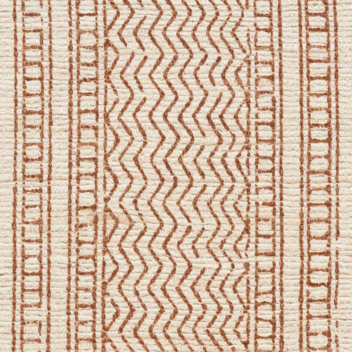 Schumacher 177183 Mohave Sepia fabric swatch
