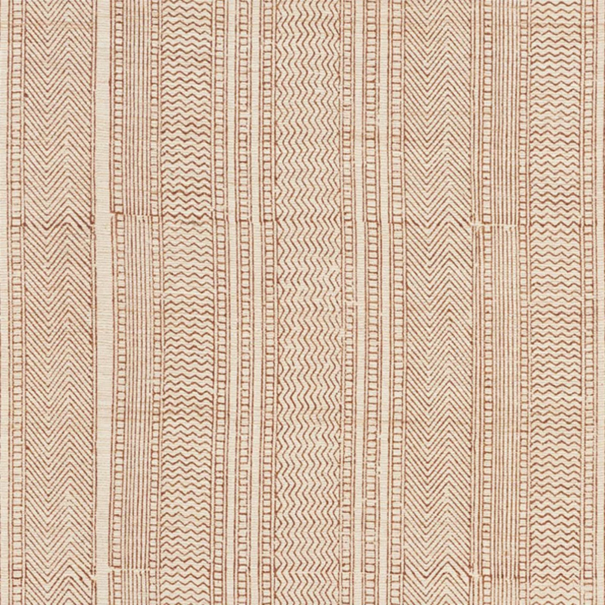 Schumacher 177183 Mohave Sepia fabric swatch