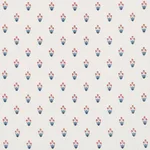 Schumacher 182722 Moira Hand Print Blue & Red fabric swatch