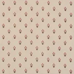 Schumacher 182721 Moira Hand Print Spice fabric swatch