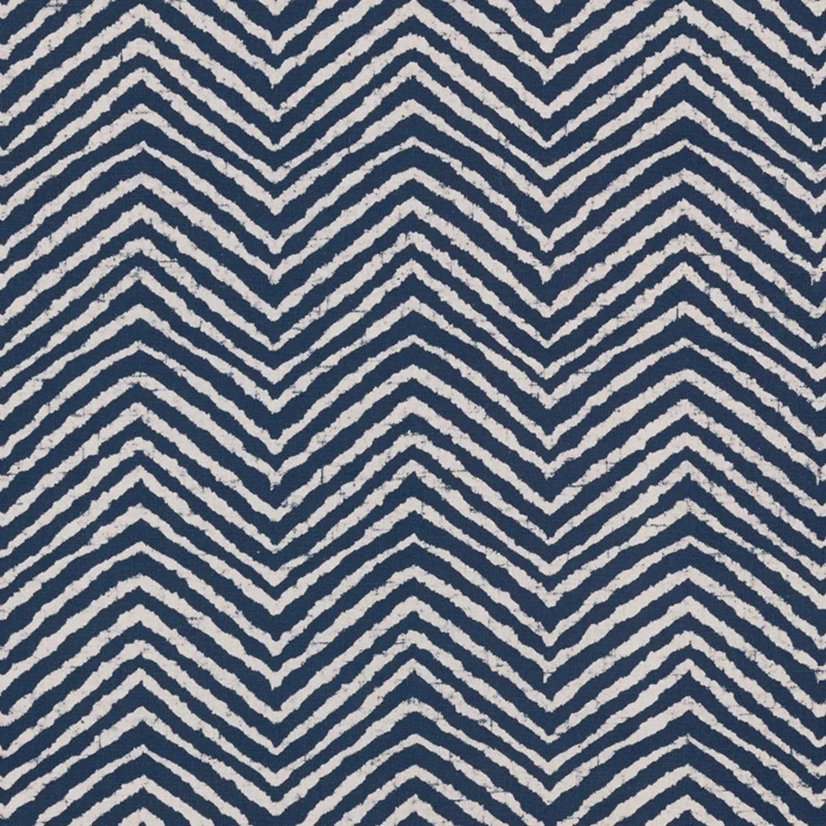 Schumacher 176331 Moka Indigo fabric swatch