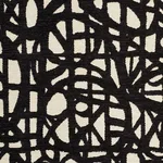 Schumacher 76711 Momentum Black fabric swatch