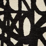 Schumacher 76711 Momentum Black fabric swatch