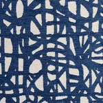 Schumacher 76710 Momentum Blue fabric swatch