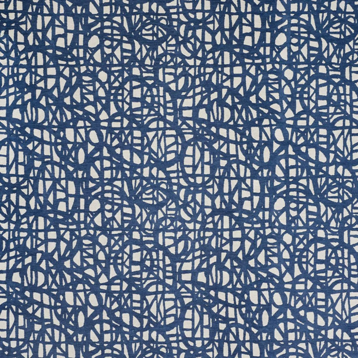 Schumacher 76710 Momentum Blue fabric swatch