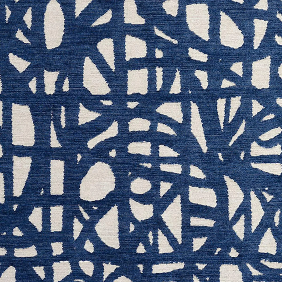 Schumacher 76710 Momentum Blue fabric swatch