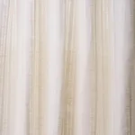 Schumacher 67200 Mona Sheer Ivory fabric swatch