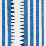 Schumacher 176275 Moncorvo Blue fabric swatch