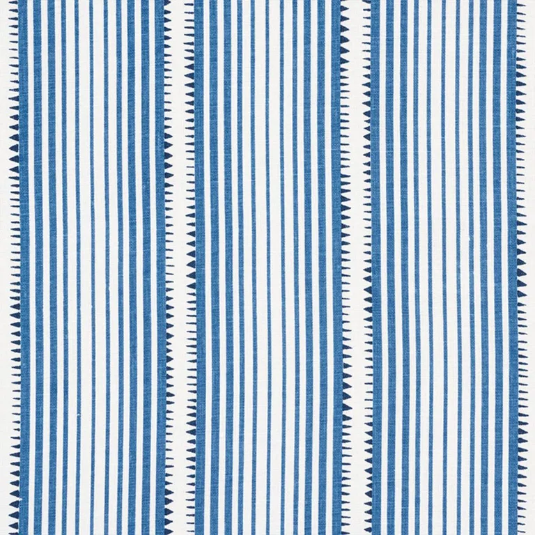 Schumacher 176275 Moncorvo Blue fabric swatch