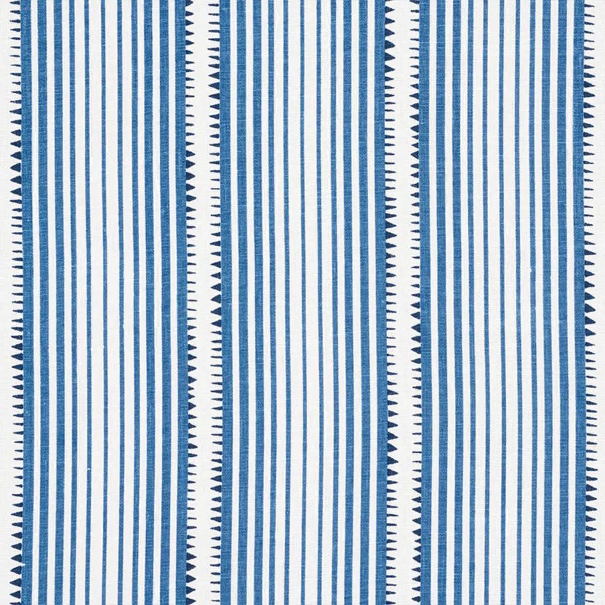 Schumacher 176275 Moncorvo Blue fabric swatch