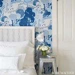 Schumacher 176271 Moncorvo Monument fabric swatch