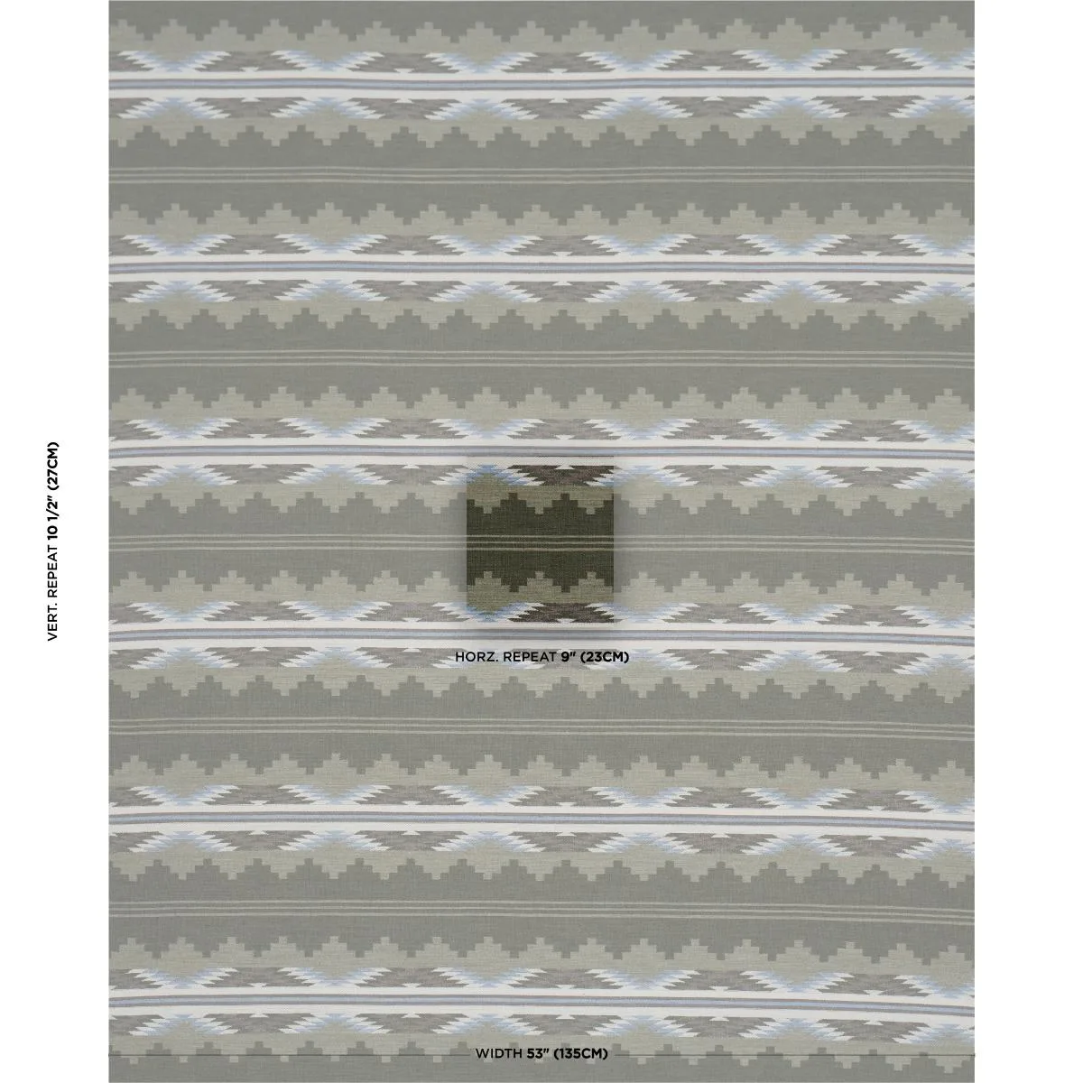 Schumacher 87021 Monsoon Green fabric swatch