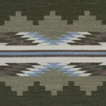 Schumacher 87021 Monsoon Green fabric swatch