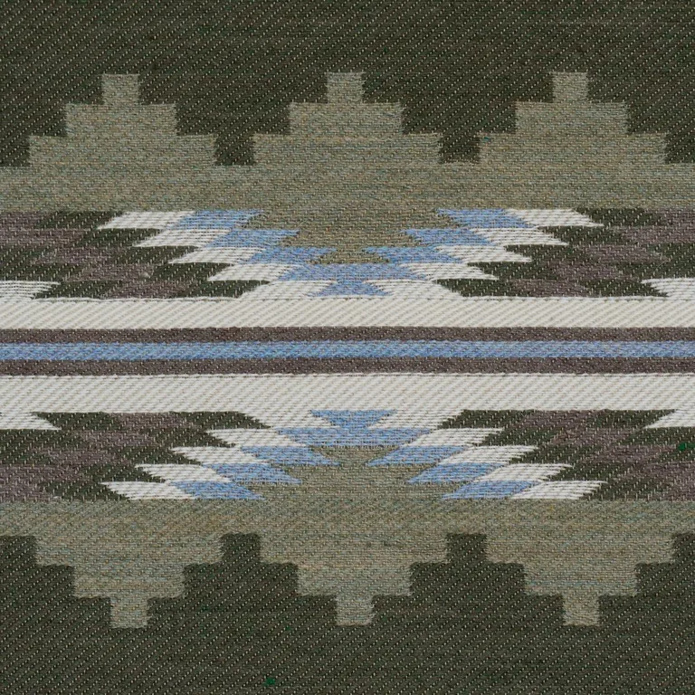 Schumacher 87021 Monsoon Green fabric swatch