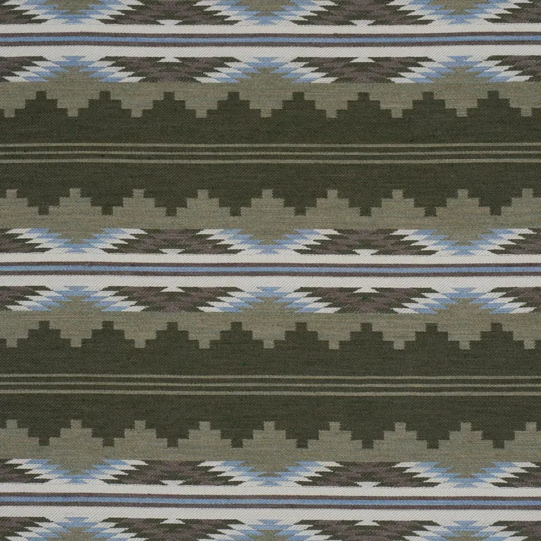 Schumacher 87021 Monsoon Green fabric swatch