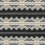 Schumacher 87020 Monsoon Navy fabric swatch