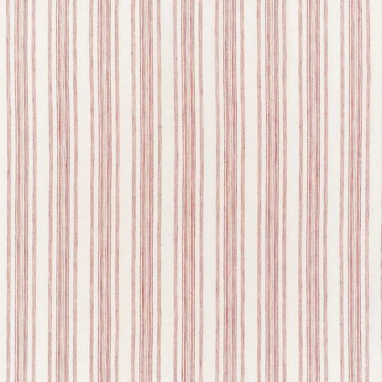 Schumacher 70013 Montallegro Linen Sheer Red fabric swatch