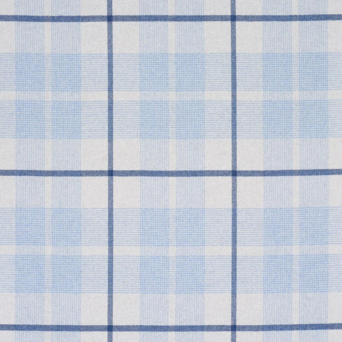 Schumacher 66667 Montana Wool Plaid Arctic fabric swatch