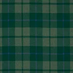 Schumacher 66666 Montana Wool Plaid Hunter fabric swatch