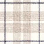 Schumacher 66664 Montana Wool Plaid Neutral fabric swatch