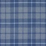 Schumacher 66668 Montana Wool Plaid Slate fabric swatch