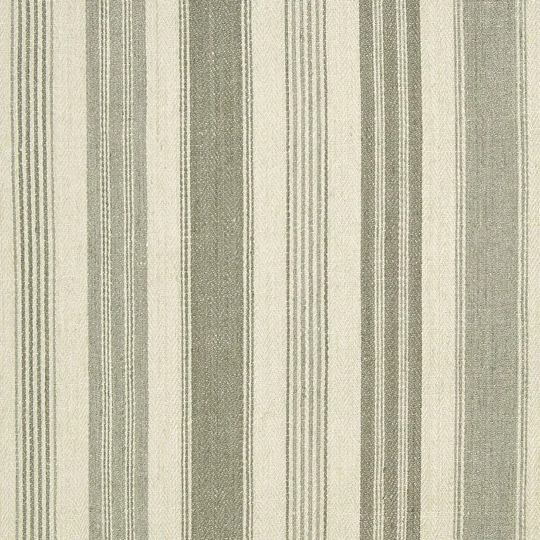 Schumacher 65170 Montauban Stripe Dove / Haze fabric swatch