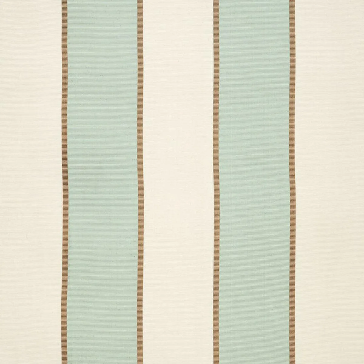 Schumacher 64783 Montebello Stripe Aqua fabric swatch