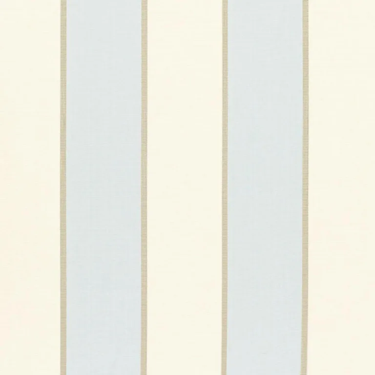 Schumacher 64786 Montebello Stripe Azure fabric swatch