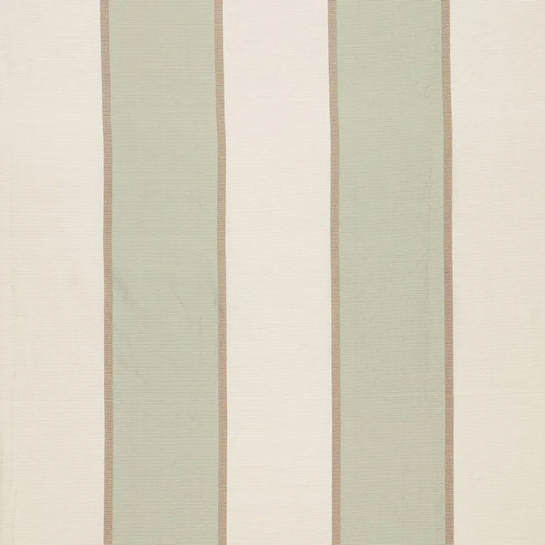 Schumacher 64781 Montebello Stripe Pearl fabric swatch