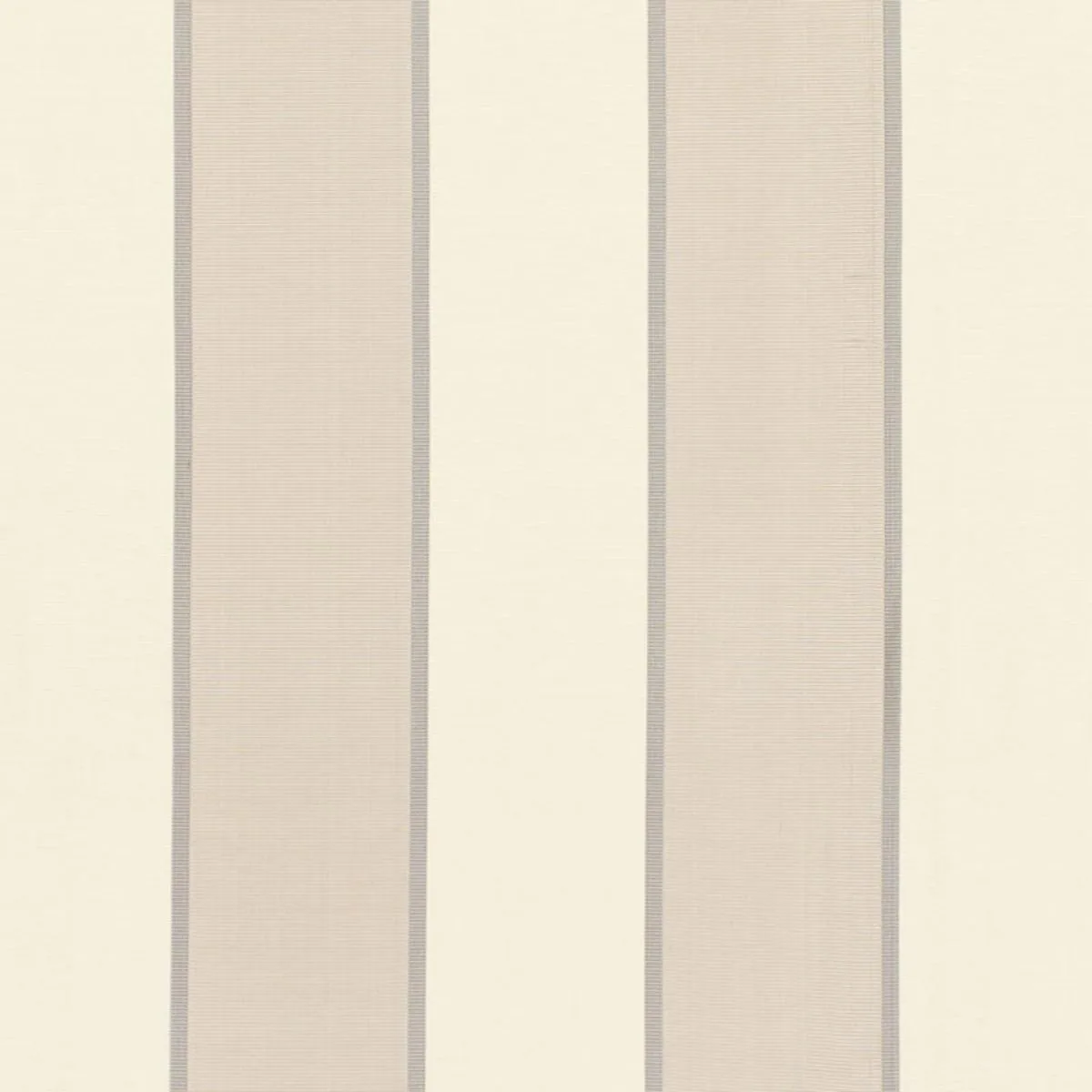 Schumacher 64784 Montebello Stripe Platinum fabric swatch