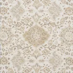 Schumacher 177621 Montecito Floral Neutral fabric swatch