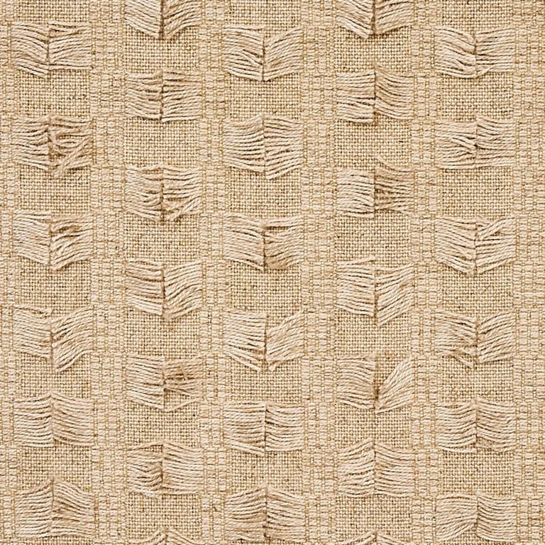 Schumacher 73581 Montego Fringe Natural fabric swatch
