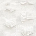 Schumacher 73580 Montego Fringe Snow fabric swatch