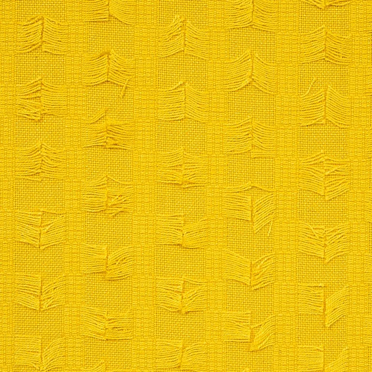 Schumacher 73582 Montego Fringe Yellow fabric swatch