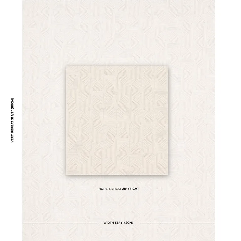 Schumacher 83440 Monterey Matelassé Birch fabric swatch