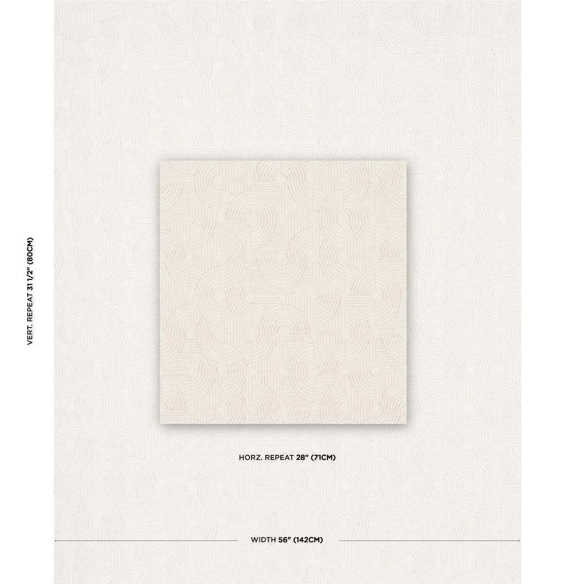 Schumacher 83440 Monterey Matelassé Birch fabric swatch