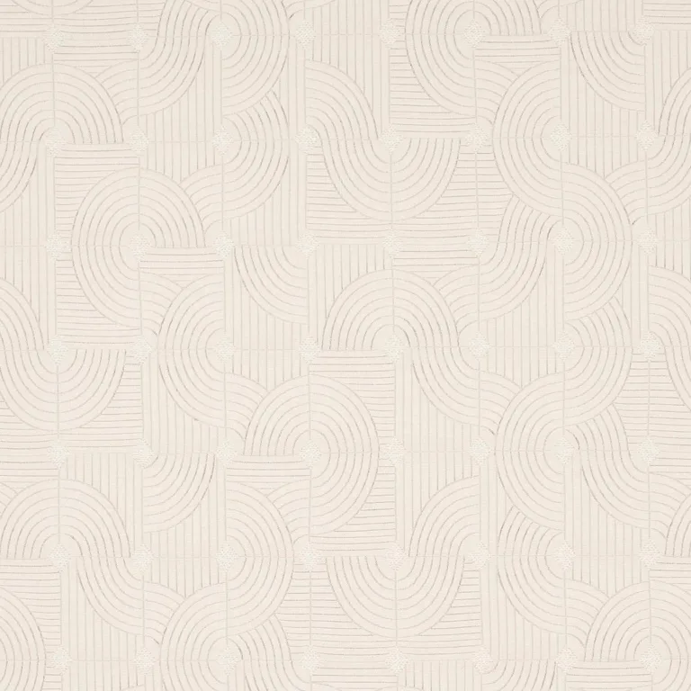 Schumacher 83440 Monterey Matelassé Birch fabric swatch