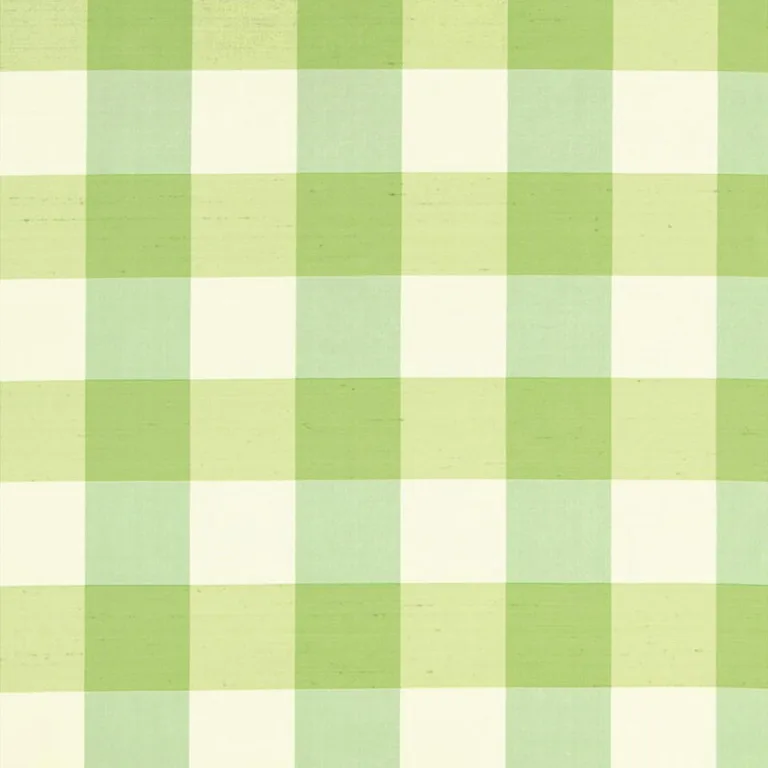 Schumacher 3455002 Montgomery Silk Plaid Parrot fabric swatch
