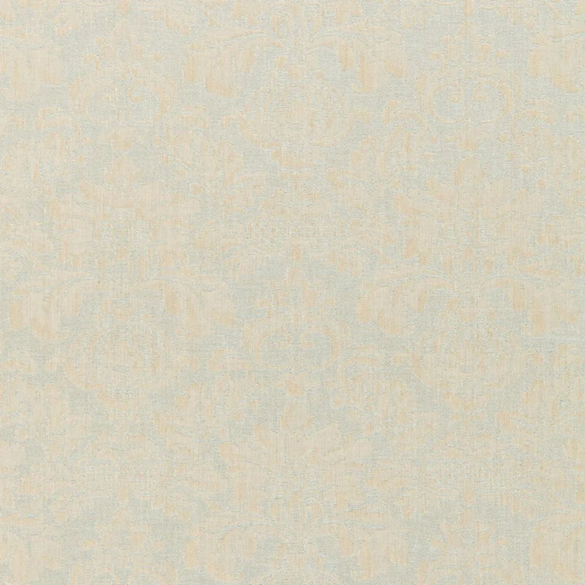 Schumacher 66622 Montisi Linen Damask Moonstone fabric swatch