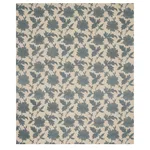 Schumacher 66853 Moon Garden Embroidery Blue fabric swatch
