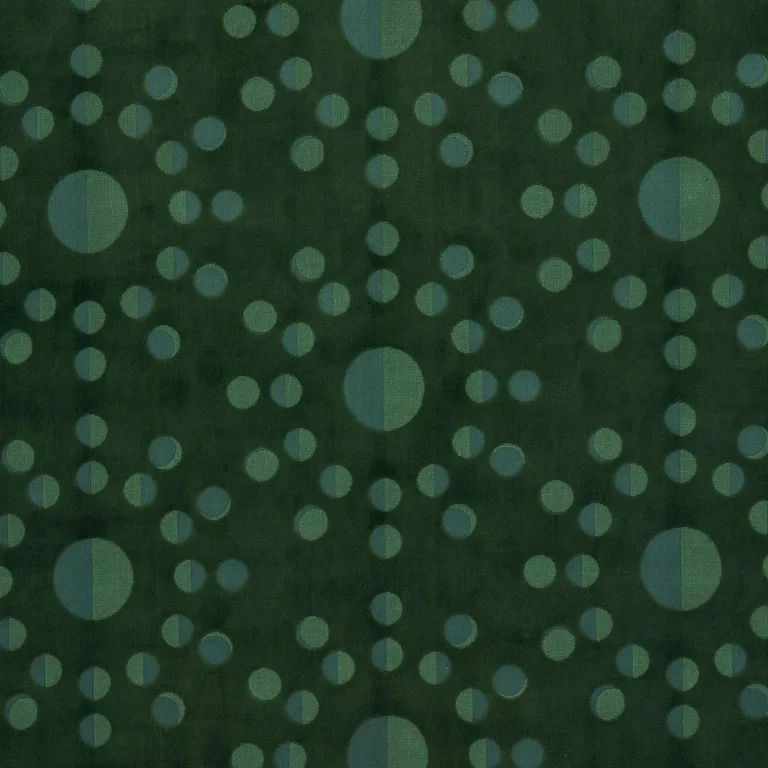 Schumacher 83190 Moon Phase Velvet Green fabric swatch