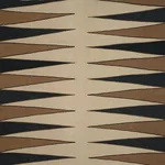 Schumacher 175830 Moorea Lava Black fabric swatch