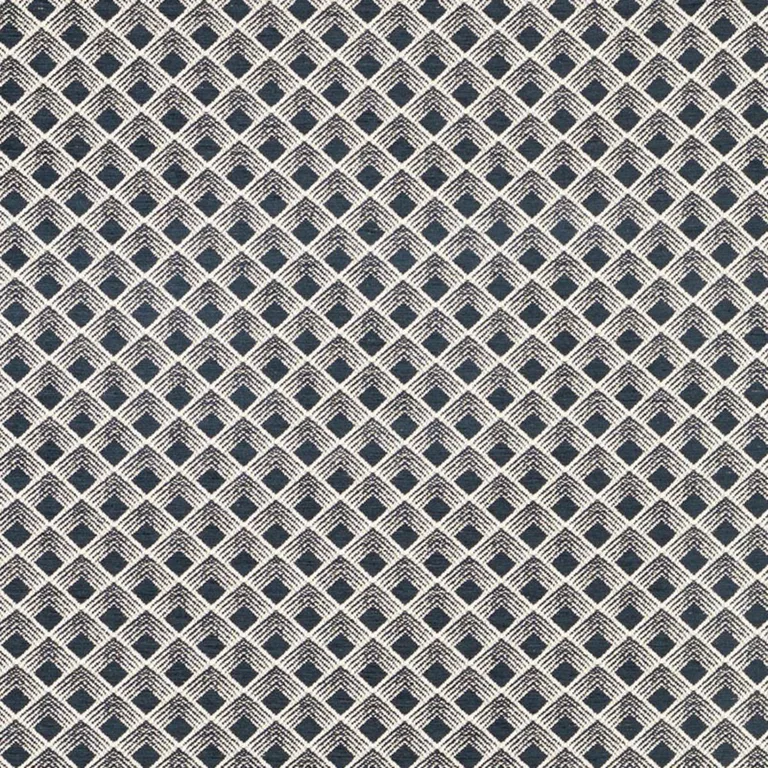 Schumacher 71170 Morgan Onyx fabric swatch