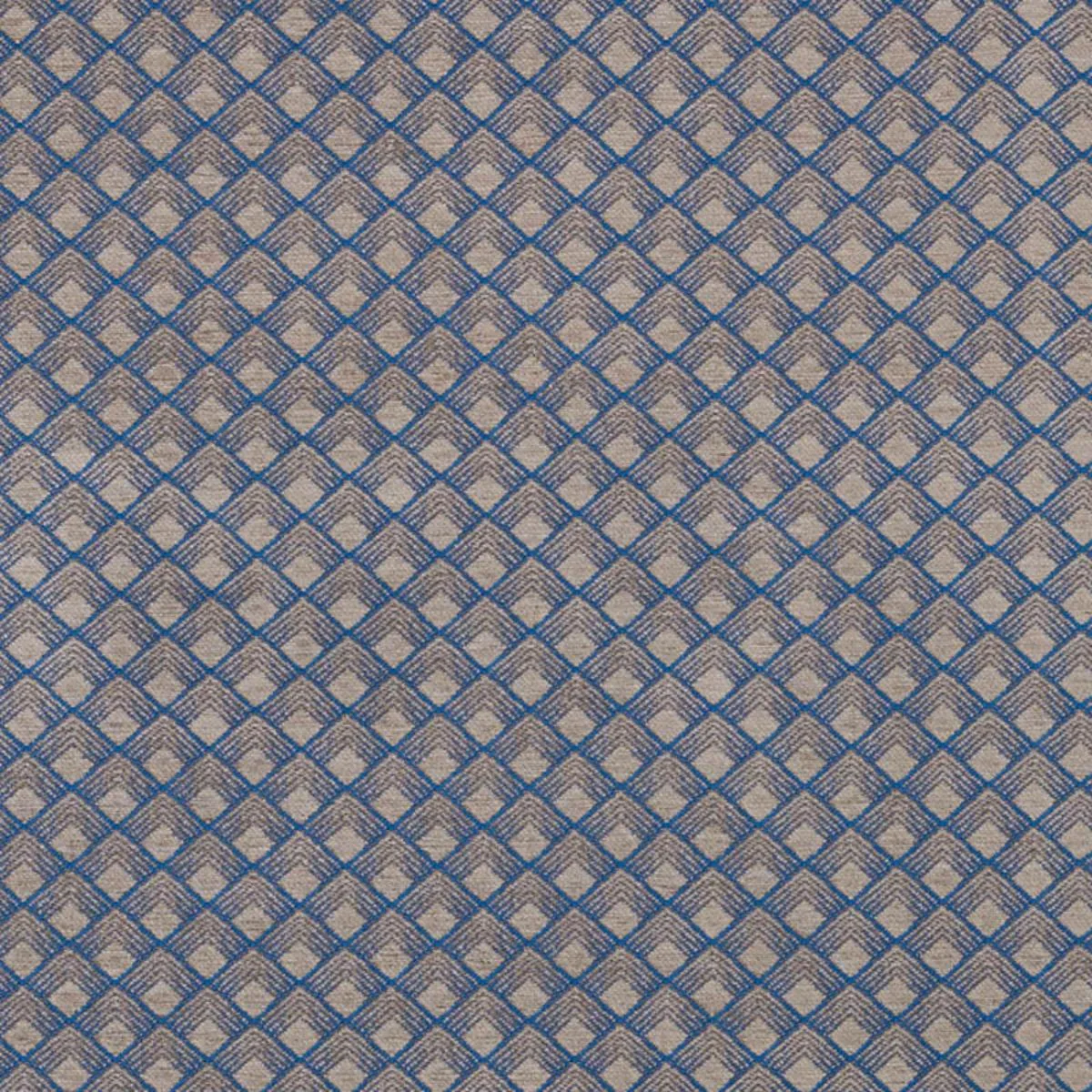 Schumacher 71172 Morgan Steel Blue fabric swatch