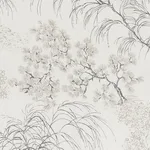 Schumacher 178361 Mori Sheer Neutral fabric swatch