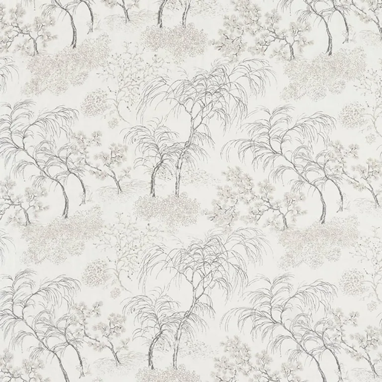 Schumacher 178361 Mori Sheer Neutral fabric swatch